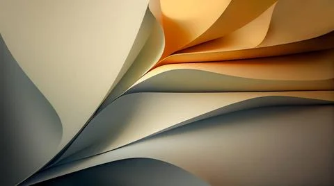  3D Abstract Background Abstract Modern 3D Background with Volumetric Wavy... Stock Photos