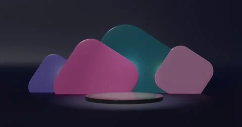 3d abstract background animation Stock Footage 187352645