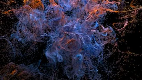 3d abstract background of colorful dot Stock Illustration