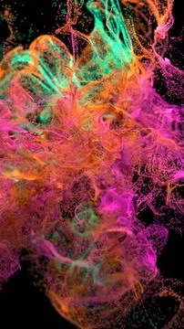 3d abstract background of colorful dot Stock Illustration