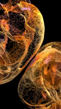 3d abstract background of colorful dot Stock Illustration