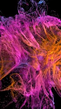 3d abstract background of colorful dot Stock Illustration