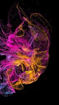 3d abstract background of colorful dot Stock Illustration