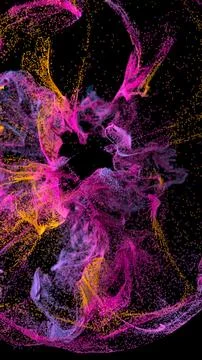 3d abstract background of colorful dot Stock Illustration