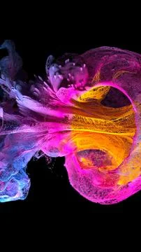 3d abstract background of colorful dot Stock Illustration