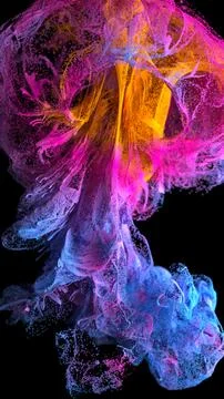 3d abstract background of colorful dot Stock Illustration