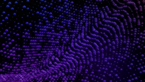 3d abstract background from different sized spheres Stock Footage 167581853