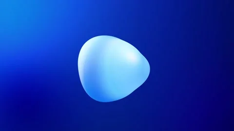 3d abstract background with droplets of molten wax merge and fly apart drops in Stock-Footage 140190262