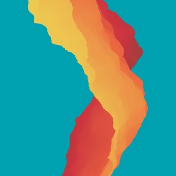 3D Abstract Background. Dynamic Effect. Futuristic Technology Style. Illustrazione stock