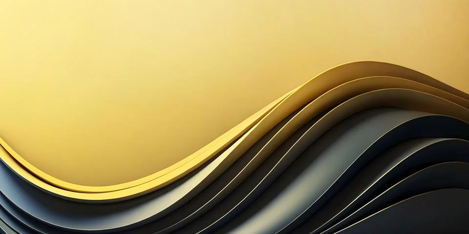 3D Abstract background. Folding paper and curved waves for automotive culture Stock Illustration