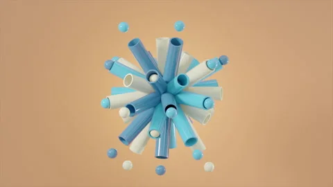 3D Abstract Background Stock Footage 269705491