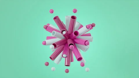 3D Abstract Background Stock Footage 269705529