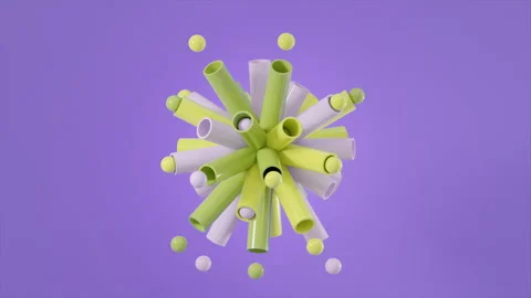 3D Abstract Background Stock Footage 269705981