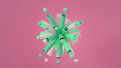 3D Abstract Background Stock Footage 269706054