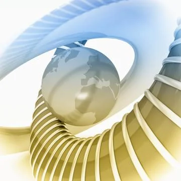 3d abstract background. Stock Illustration