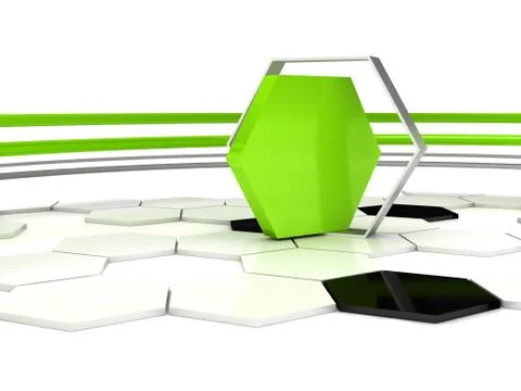 3d abstract background. Stock Illustration