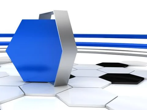 3d abstract background. Stock Illustration