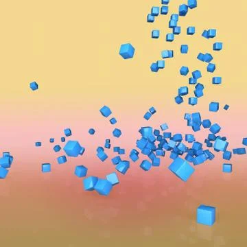 3d abstract background Stock-Illustration