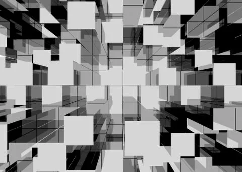 3d abstract background Illustrazione stock