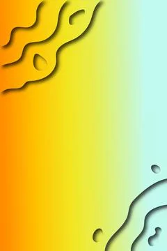 3D abstract background with paper cut. Gradient Shadow from elements. Design Stockillustratie