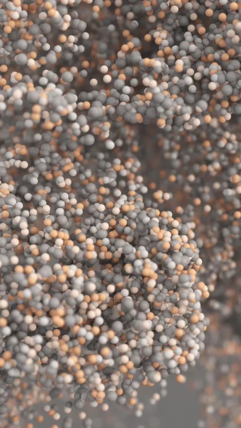 3d abstract background, particles moving Stock Footage 277338573