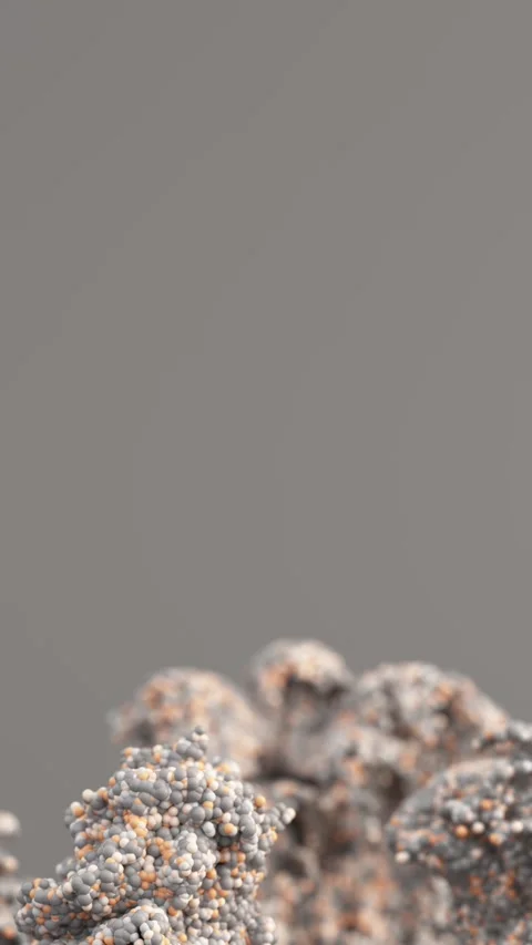 3d abstract background, particles moving Stock Footage 277339103