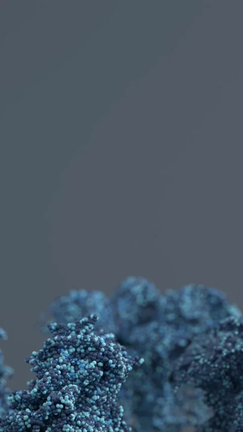 3d abstract background, particles moving Stock Footage 277339508