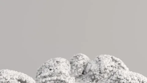 3d abstract background, particles moving Stock Footage 277339983