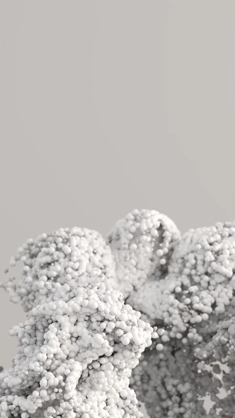 3d abstract background, particles moving Stock Footage 277340094
