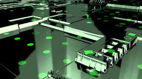 3D Abstract Background. Render Stock Illustration