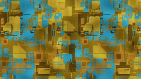 3D Abstract Background. Render Stock Illustration