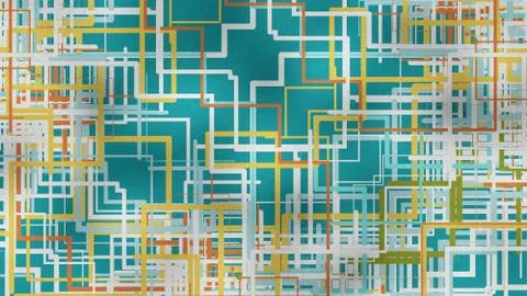 3D Abstract Background. Render Stock Illustration