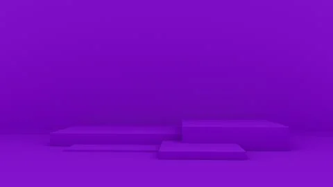 3d abstract background render. Pink platform for product display. Interior Stock Illustration