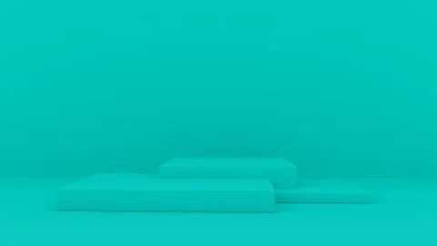 3d abstract background render. Pink platform for product display. Interior Stock Illustration