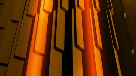 3d abstract background rotation LOOP 4K golden color Stock Footage 112610108