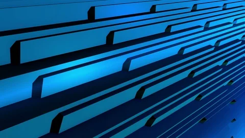3d abstract background rotation perspective LOOP 4K blue Stock Footage 112609295