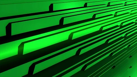 3d abstract background rotation perspective LOOP 4K green Stock Footage 112609388