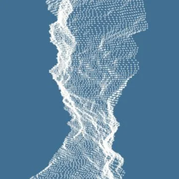 3d abstract background. Technology vector illustration Stock Illustration