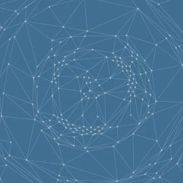 3d abstract background. Technology vector illustration Stock Illustration