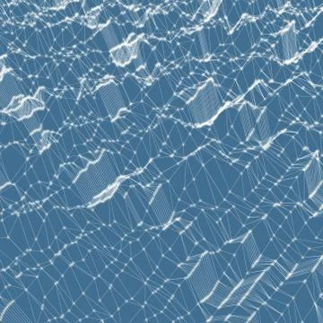 3d abstract background. Technology vector illustration Stock Illustration