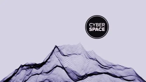 3D Abstract Background Vector. Dynamic Effect. Motion Effect. Fantasy Illustrazione stock