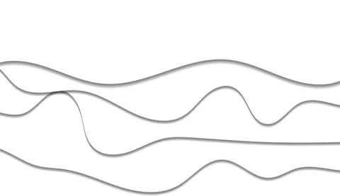 3D abstract background with white paper cut shapes. Vector design layout for  Stock Illustration