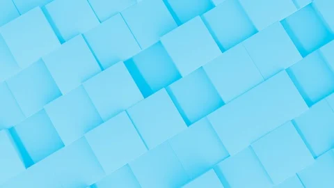 3d abstract background white wall cubes animation. Computer rendering shapes foo Stock Footage 105571476