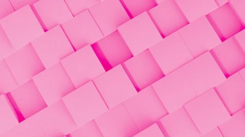 3d abstract background white wall cubes animation. Computer rendering shapes foo Stock Footage 105572005