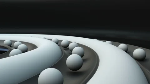 3d abstract balls Stock-Footage 89392079