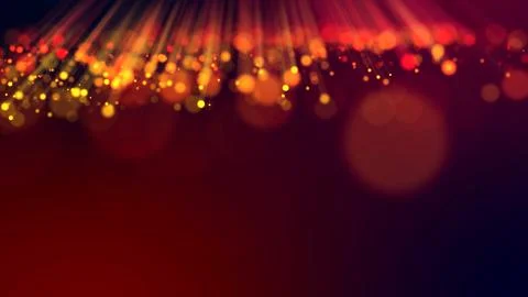 3d abstract beautiful background with light rays colorful glowing particles Stock Photos