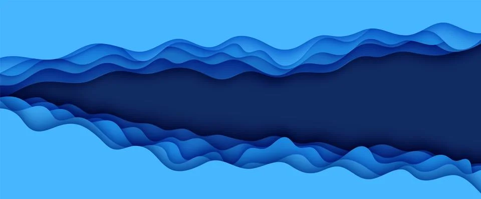 3d abstract bg vector illustration origami environment template. Cut out Stockillustratie