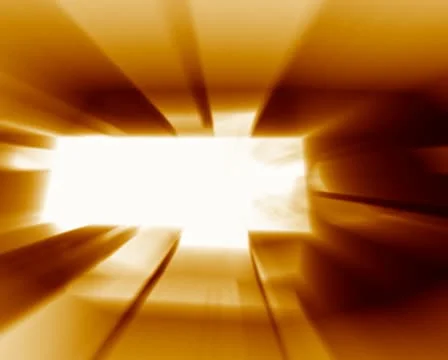 3D Abstract Bronze Reflections Loop Stock Footage 8945199