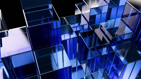 3D abstract business background with  graph Video stock 332759172