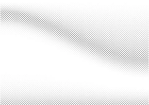 3D Abstract BW Halftone Dotted Grunge Back Stock Illustration
